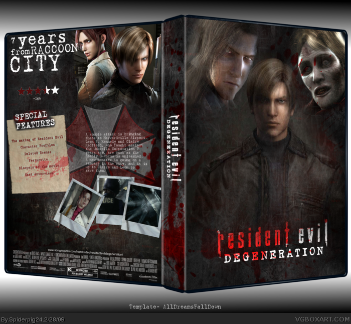 Resident Evil: Degeneration box art cover