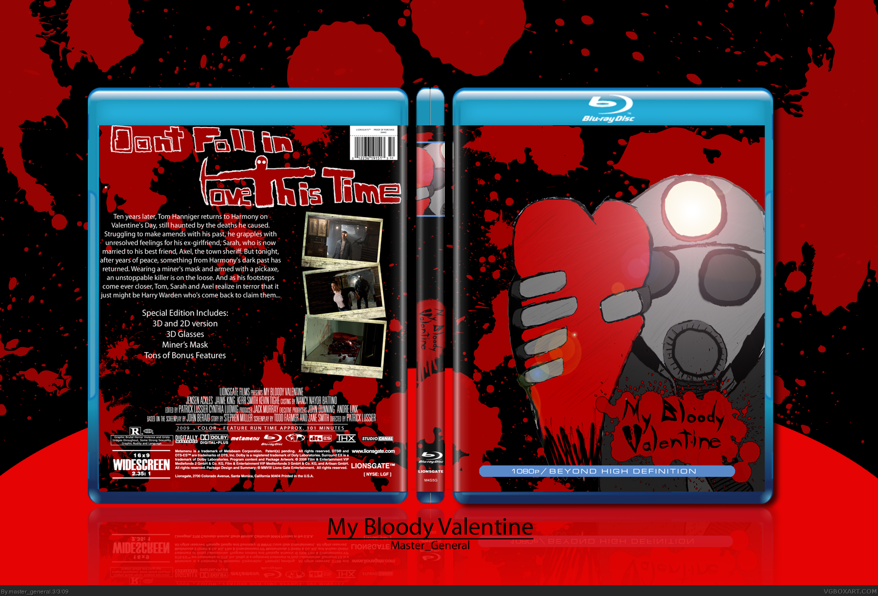 My Bloody Valentine 3D box cover