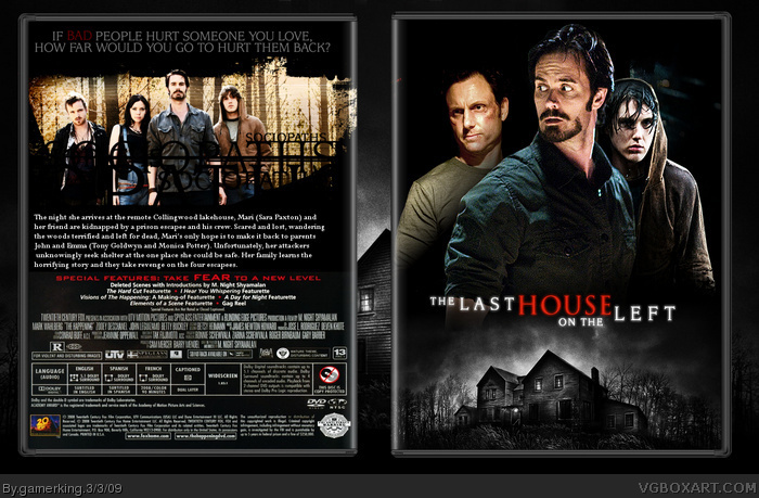 The Last House On The Left box art cover