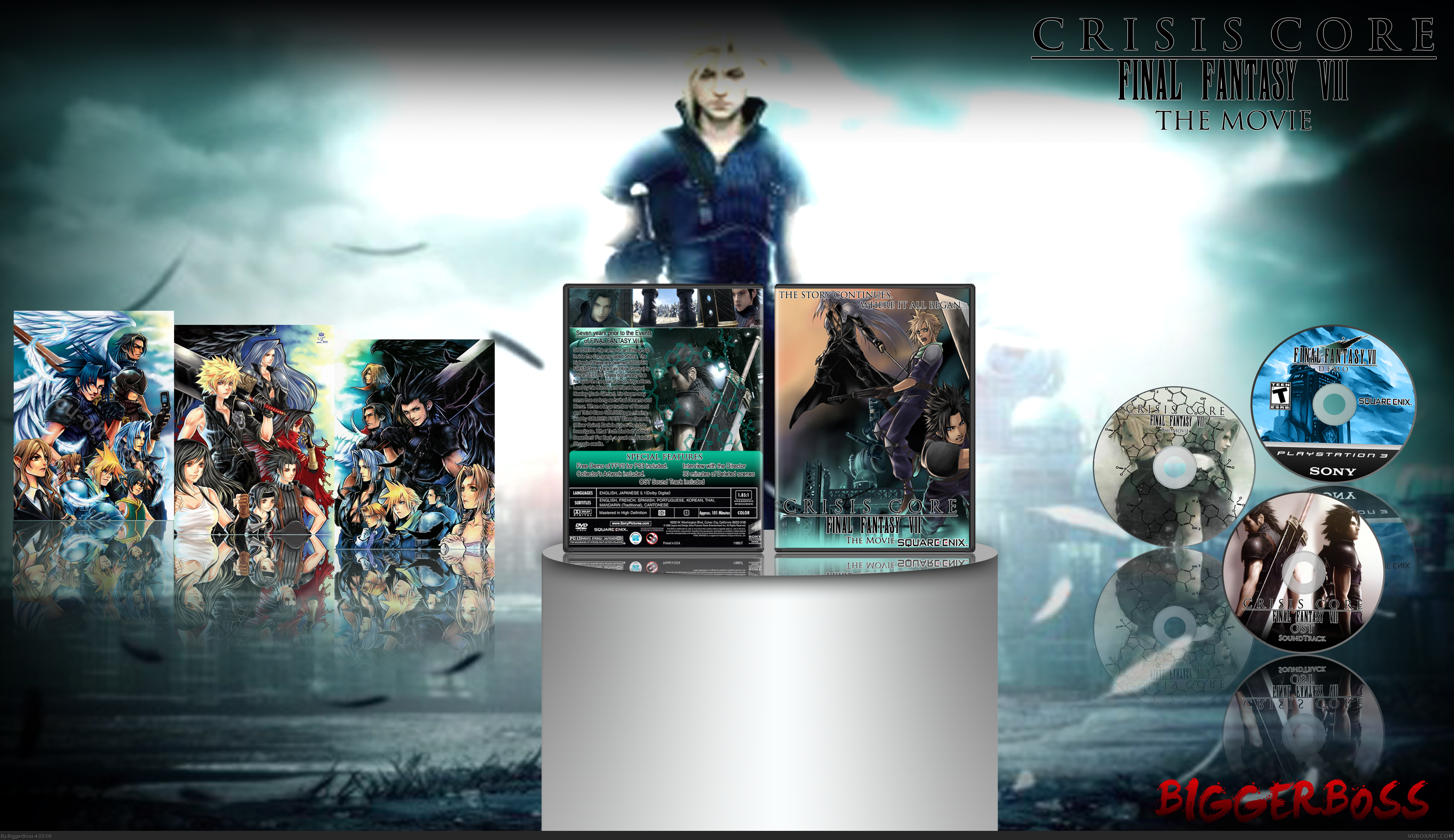 Final Fantasy VII: Crisis Core The Movie box cover