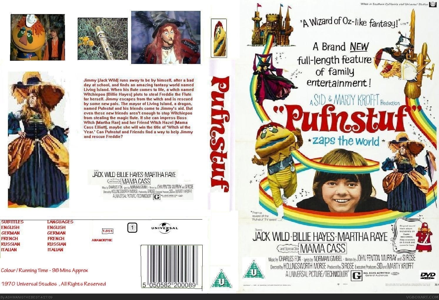 Pufnstuf The Movie box cover