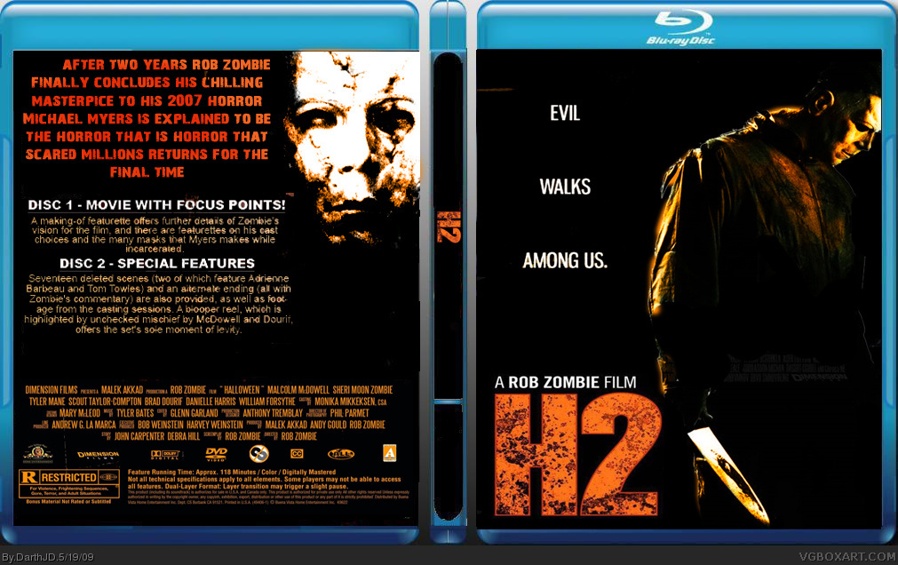 H2: Halloween 2 box cover