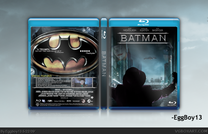 Batman box art cover
