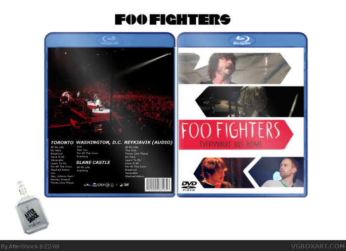 Foo Fighters - Everywhere But Home box art cover