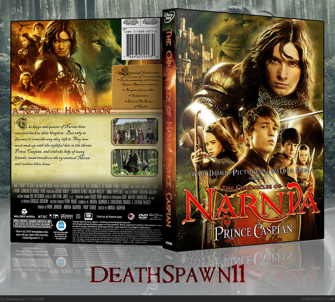 The Chronicles Of Narnia: Prince Caspian box cover