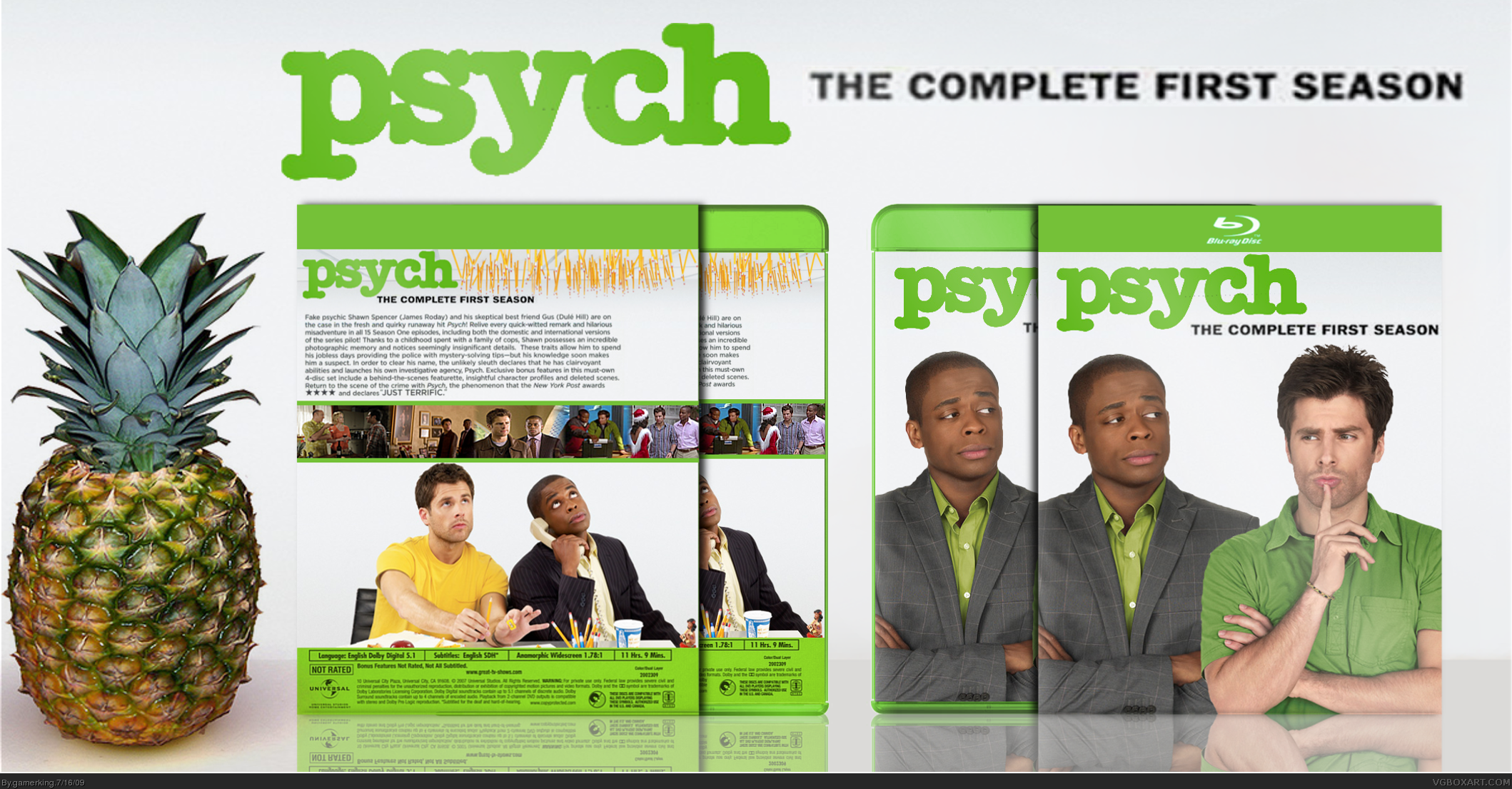 Psych: The Complete First Season box cover