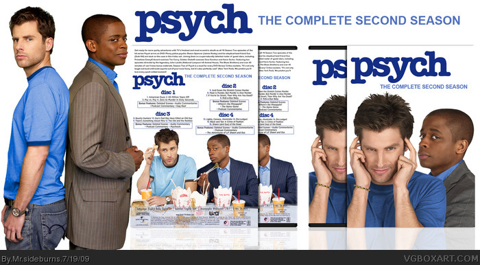 Psych: The Complete Second Season box art cover