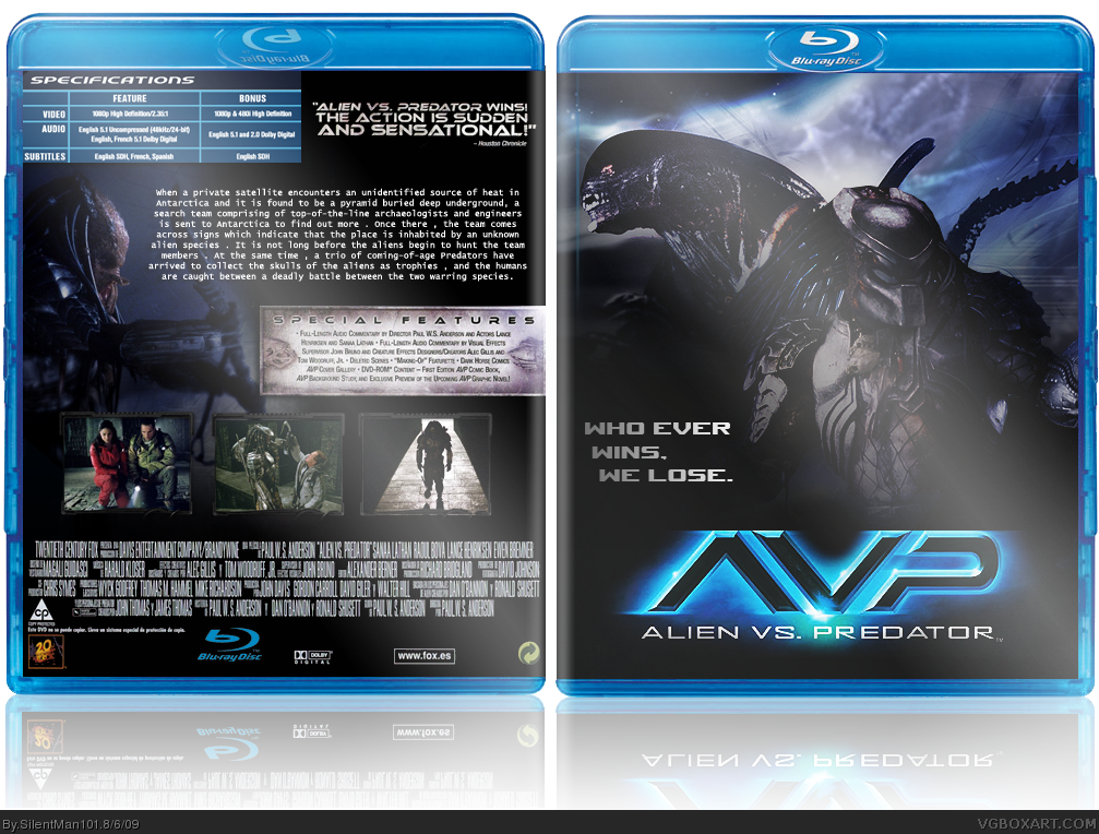 AVP: Alien Vs. Predator box cover