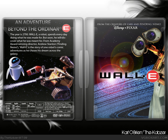 WALL-E box art cover
