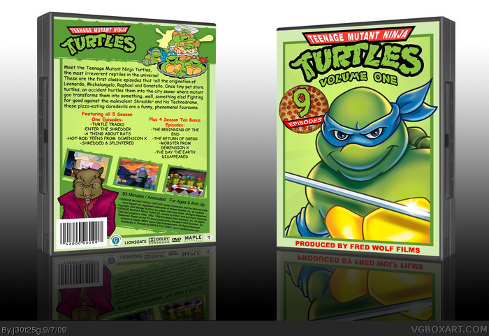 Teenage Mutant Ninja Turtles: Volume 1 box art cover