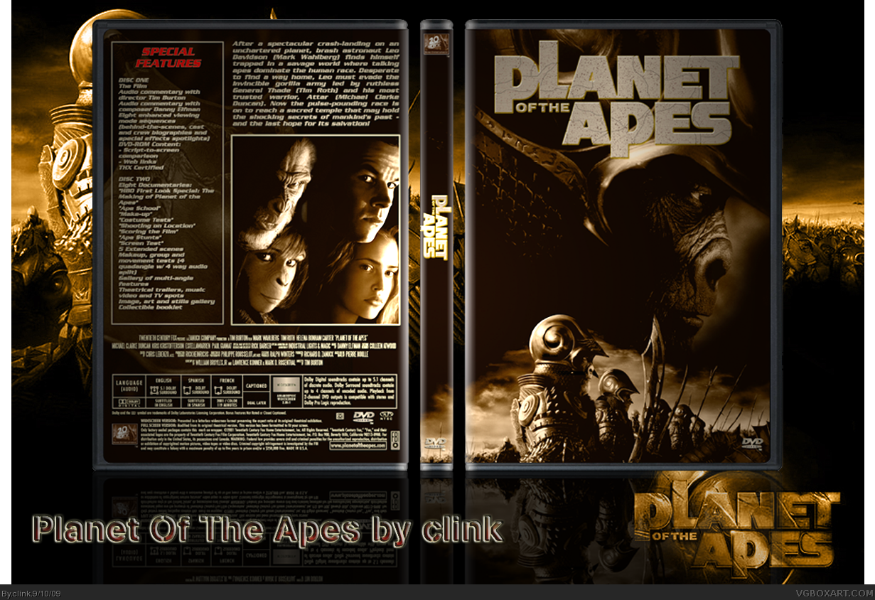 Planet Of The Apes box cover