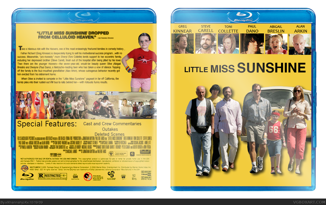 Little Miss Sunshine box cover