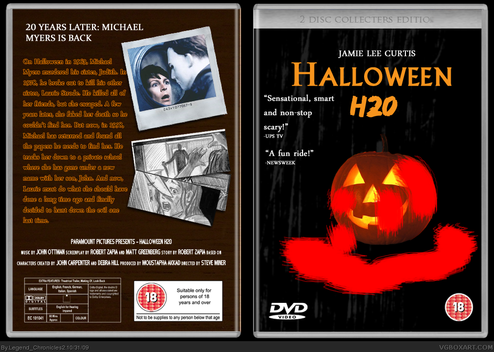 Halloween H20 box cover