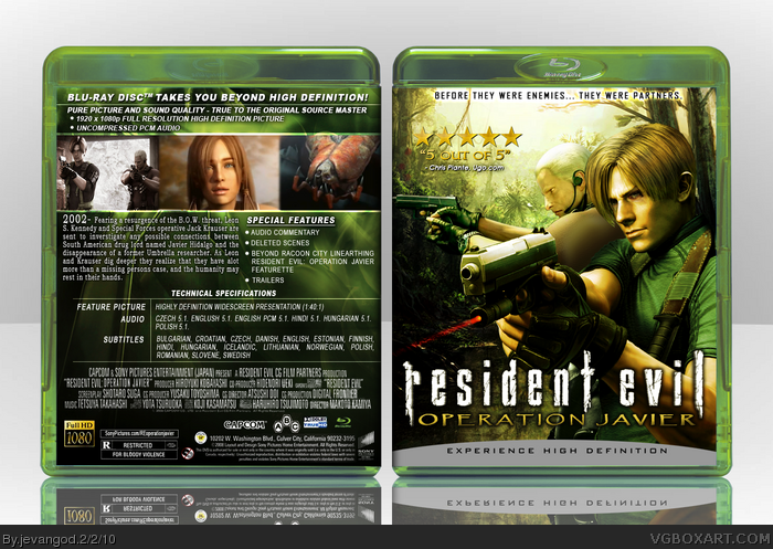 Resident Evil: Operation Javier box art cover