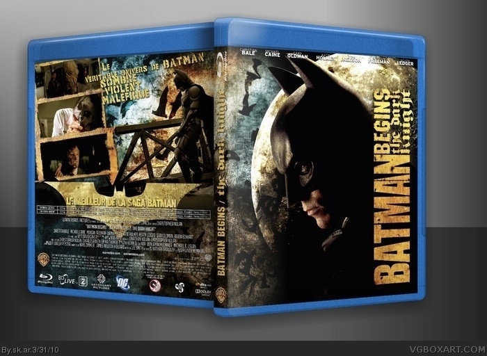 Batman Double Pack [Begins + The Dark Knight] box art cover