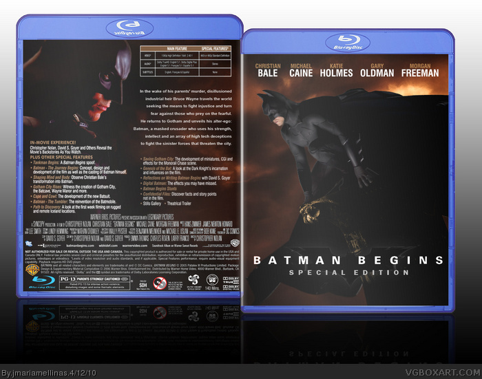 Batman Begins box art cover