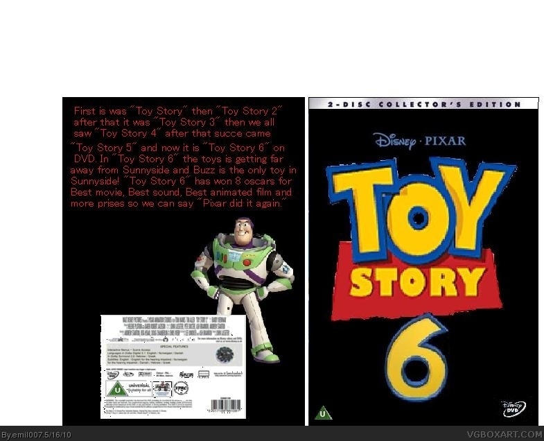Toy story 6 box cover