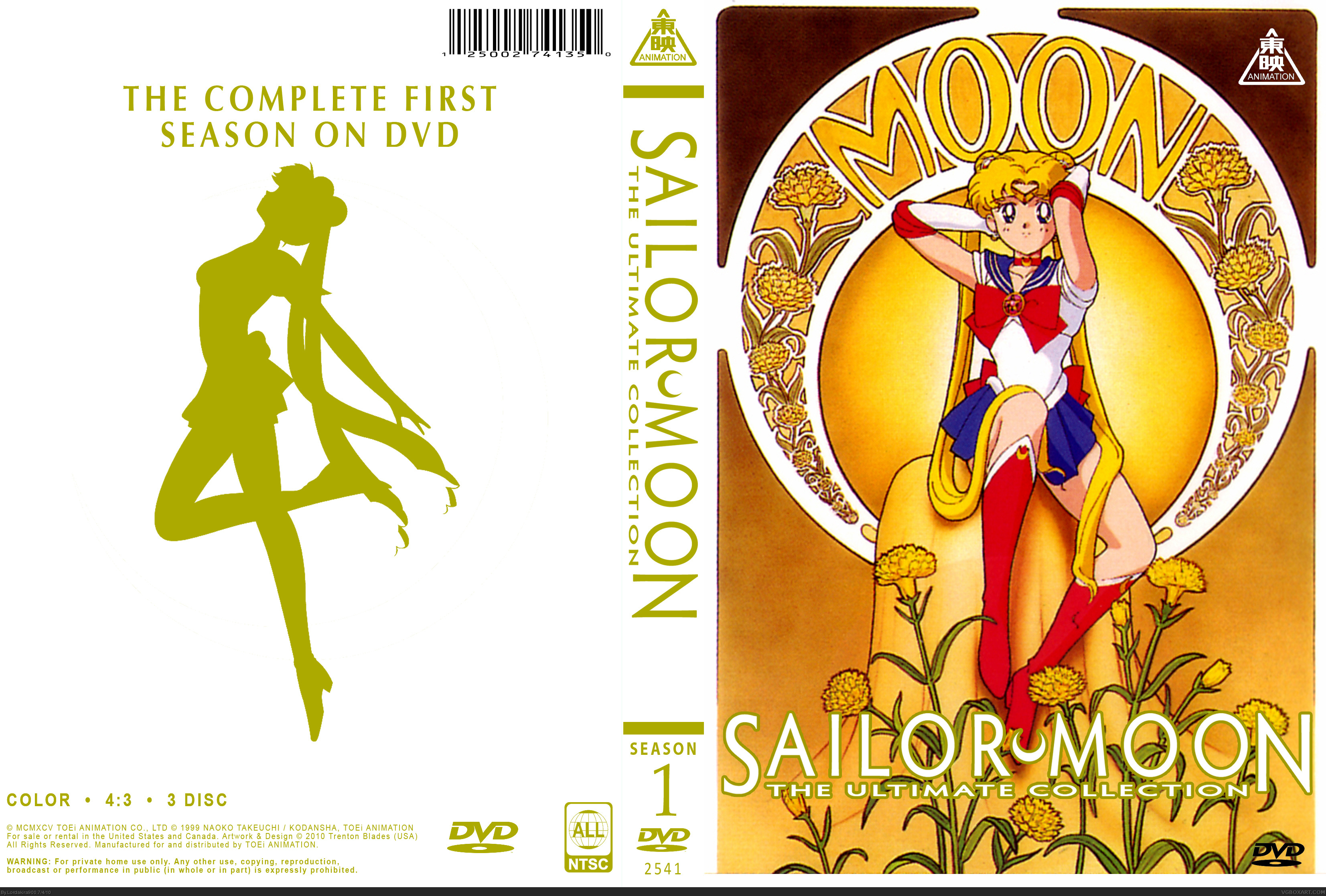 Sailor Moon Season 1 box cover