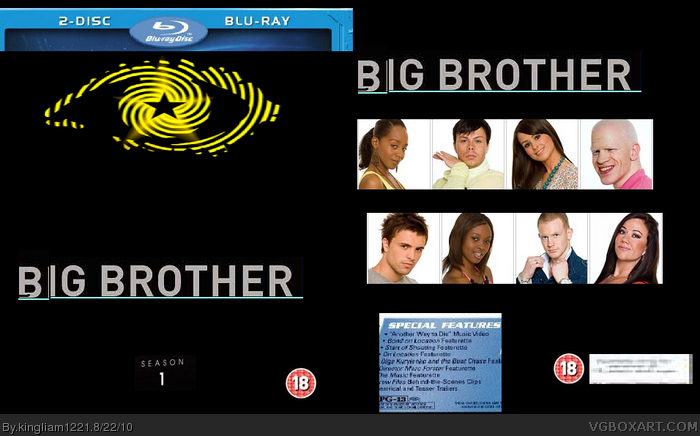 big brother season 1 blu ray box art cover