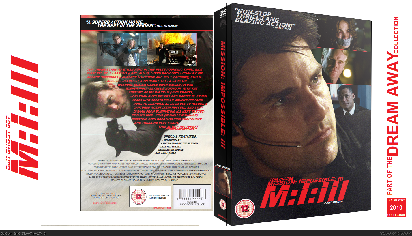 Mission: Impossible III   (MI3) box cover