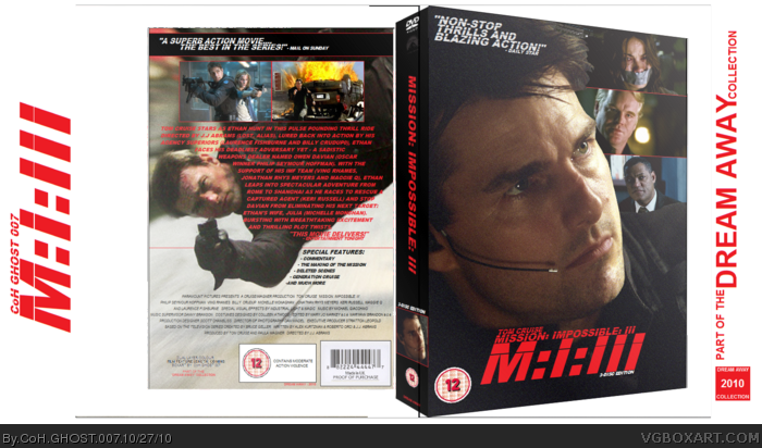 Mission: Impossible III   (MI3) box art cover