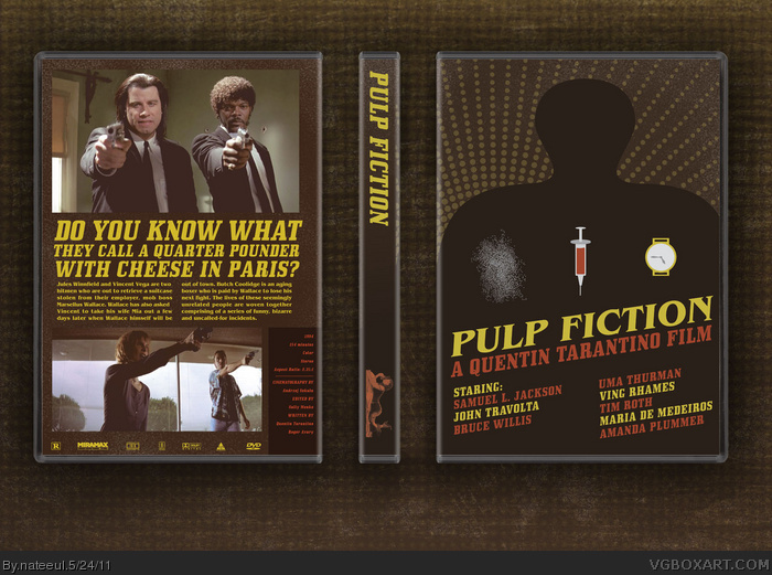 Pulp Fiction box art cover