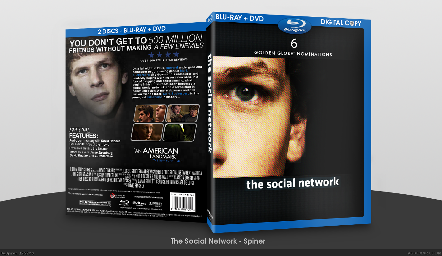 The Social Network box cover