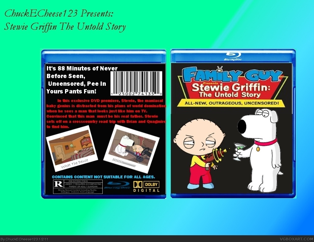 Family Guy: Stewie Griffin The Untold Story box cover