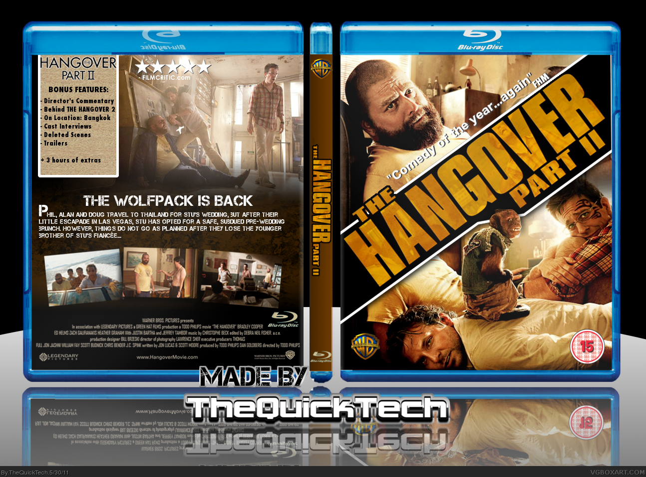 The Hangover: Part 2 (Blu-Ray) box cover
