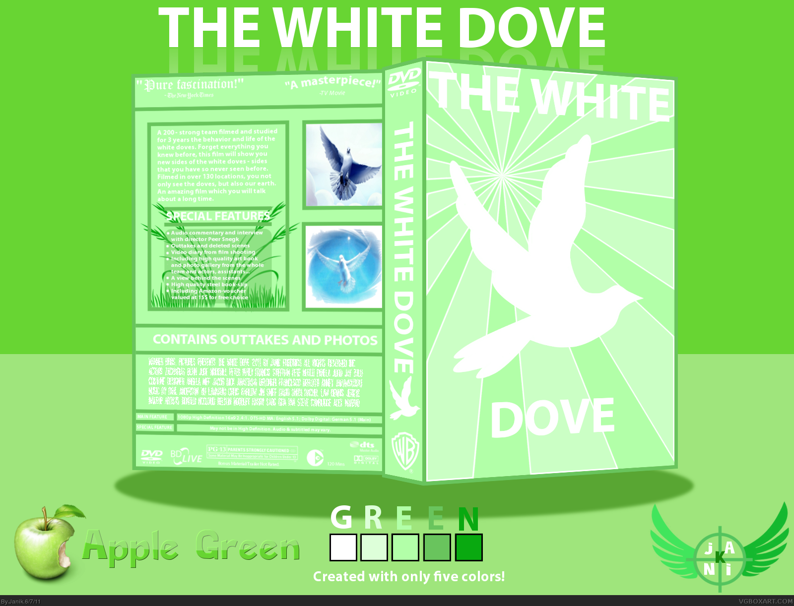 THE WHITE DOVE box cover