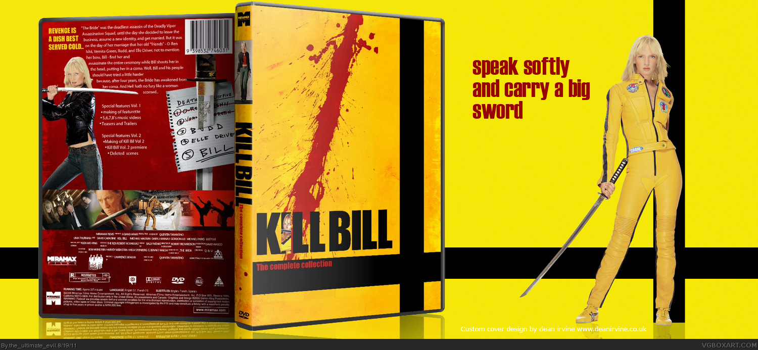 Kill Bill the complete collection box cover