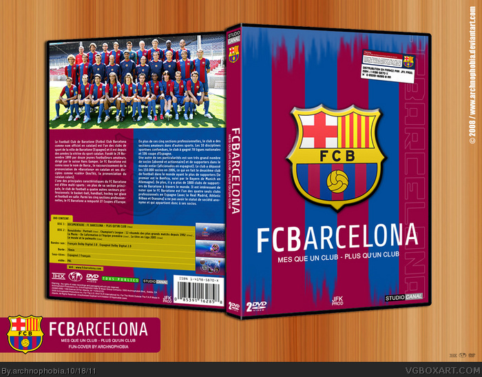 FCBarcelona box art cover