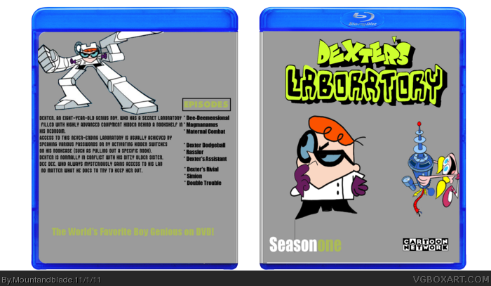 Dexter's Labratory: Season 1 box art cover