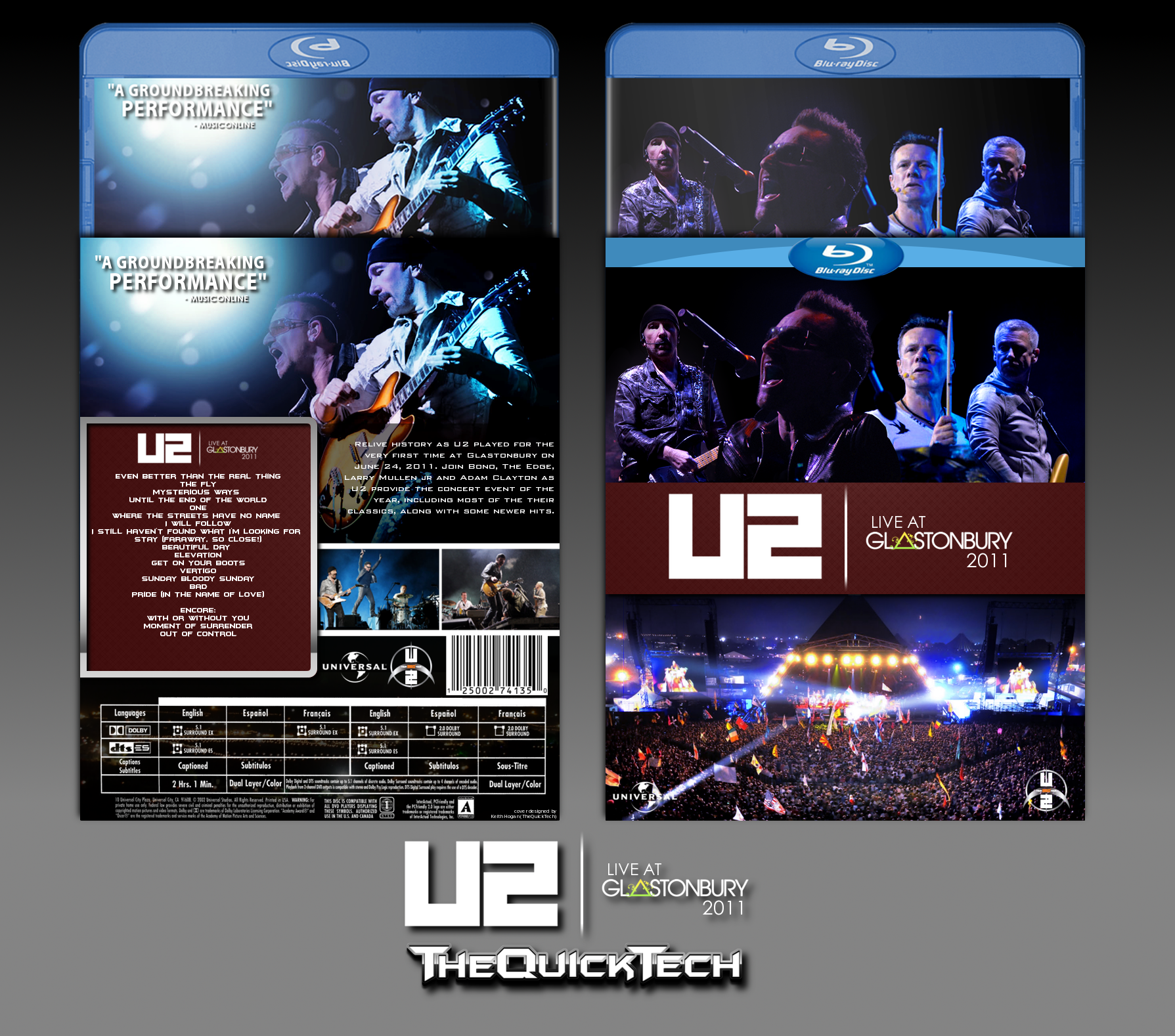 U2: Live At Glastonbury 2011 box cover