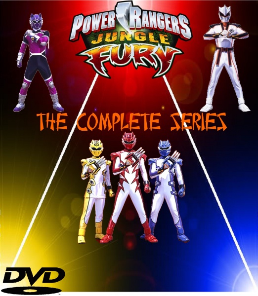 Power Rangers Jungle Fury The Complete Series box art cover