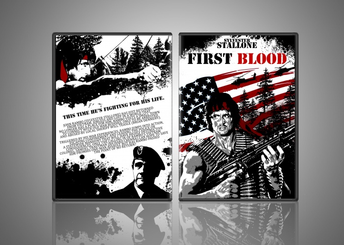Rambo First Blood box art cover