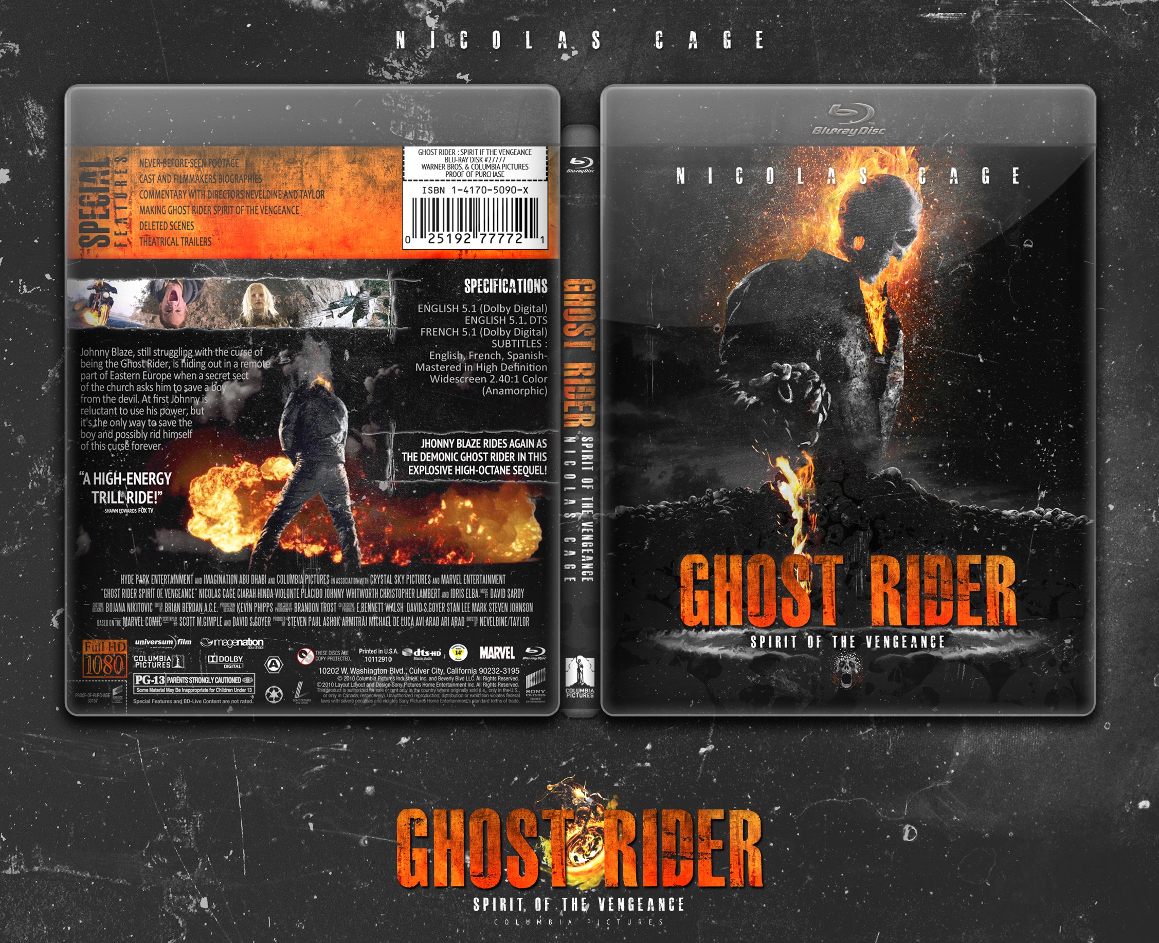 Ghost Rider Spirit of the Vengeance box cover