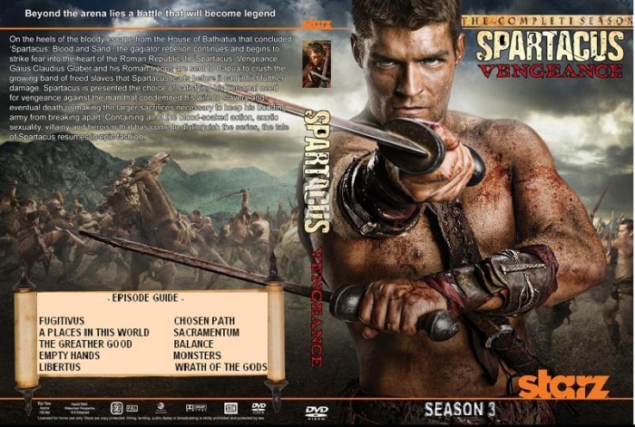 spartacus vengeance box art cover
