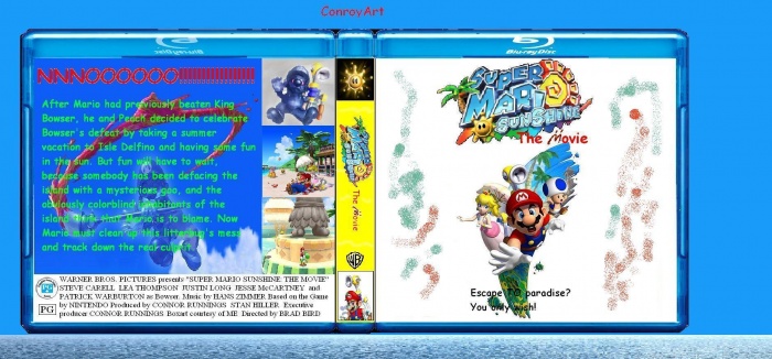 Super Mario Sunshine: The Movie! box art cover