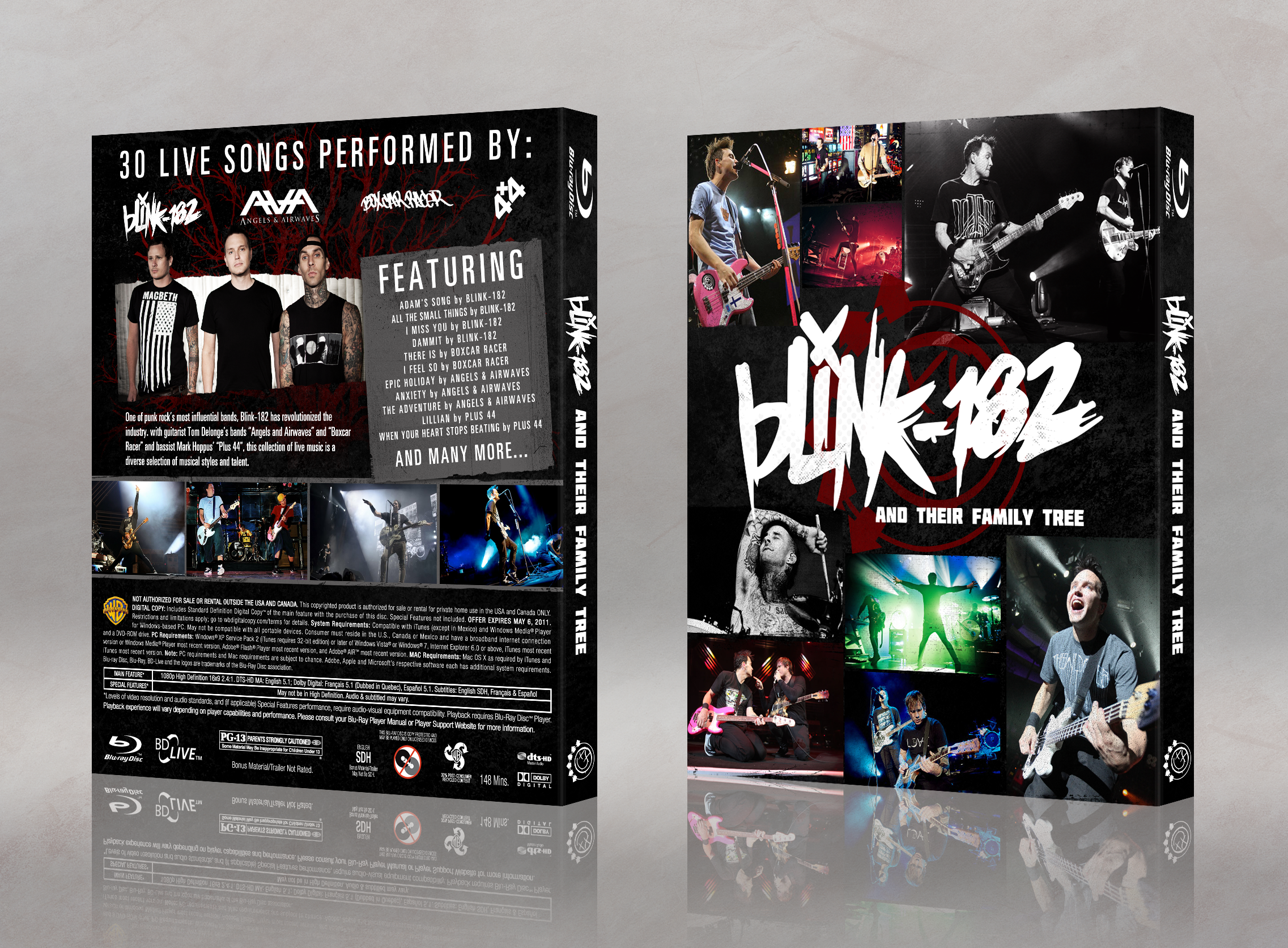 Blink-182 and Their Family Tree box cover