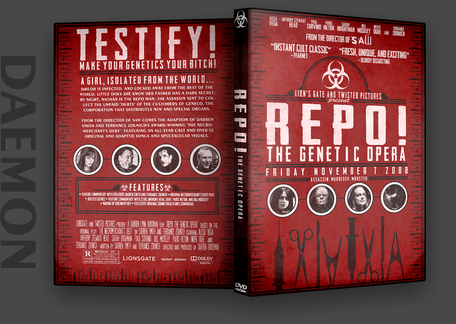 Repo! The Genetic Opera box cover