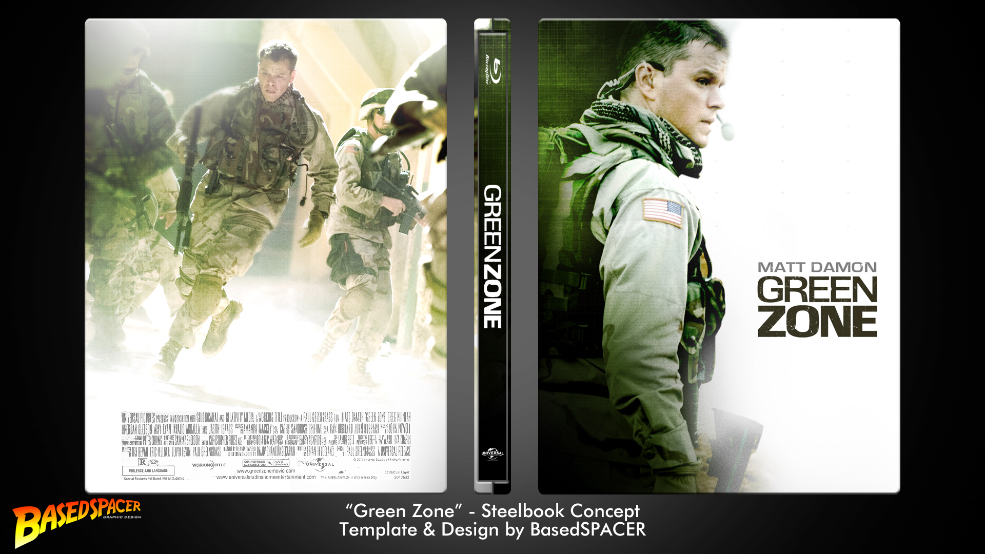 Green Zone - Steelbook Concept box cover