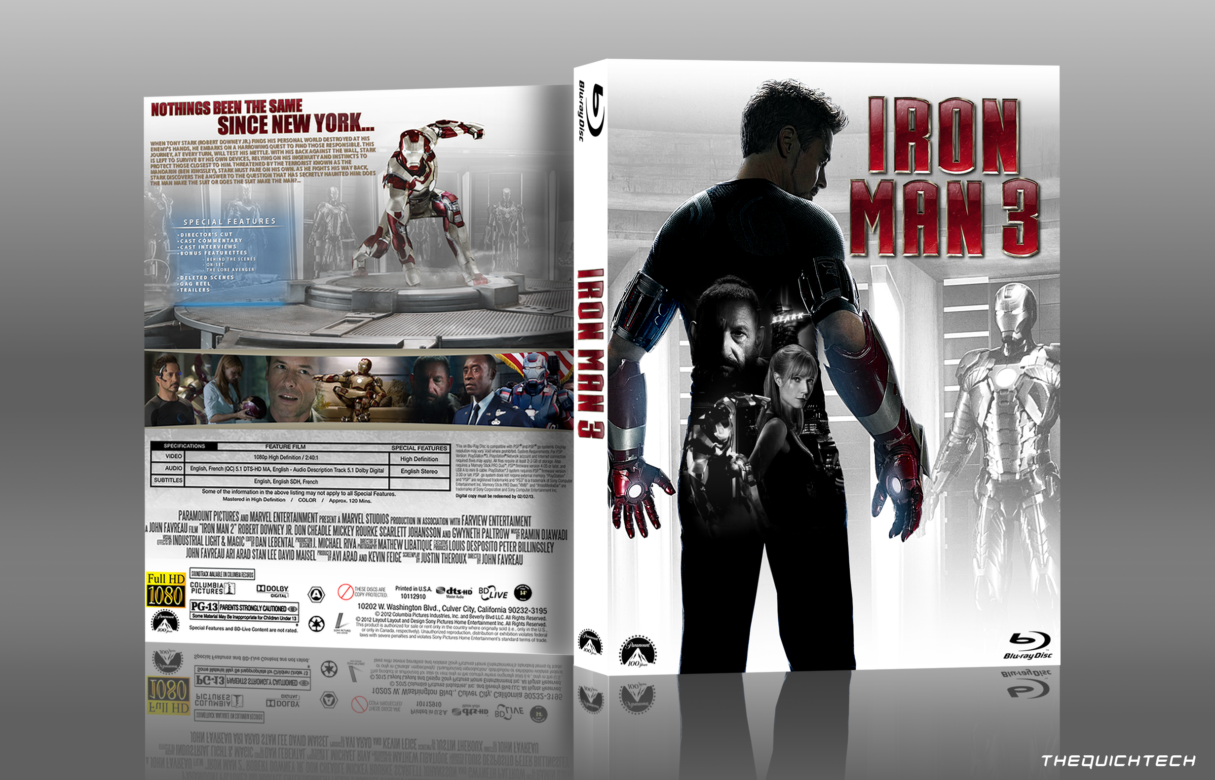 Iron Man 3 box cover