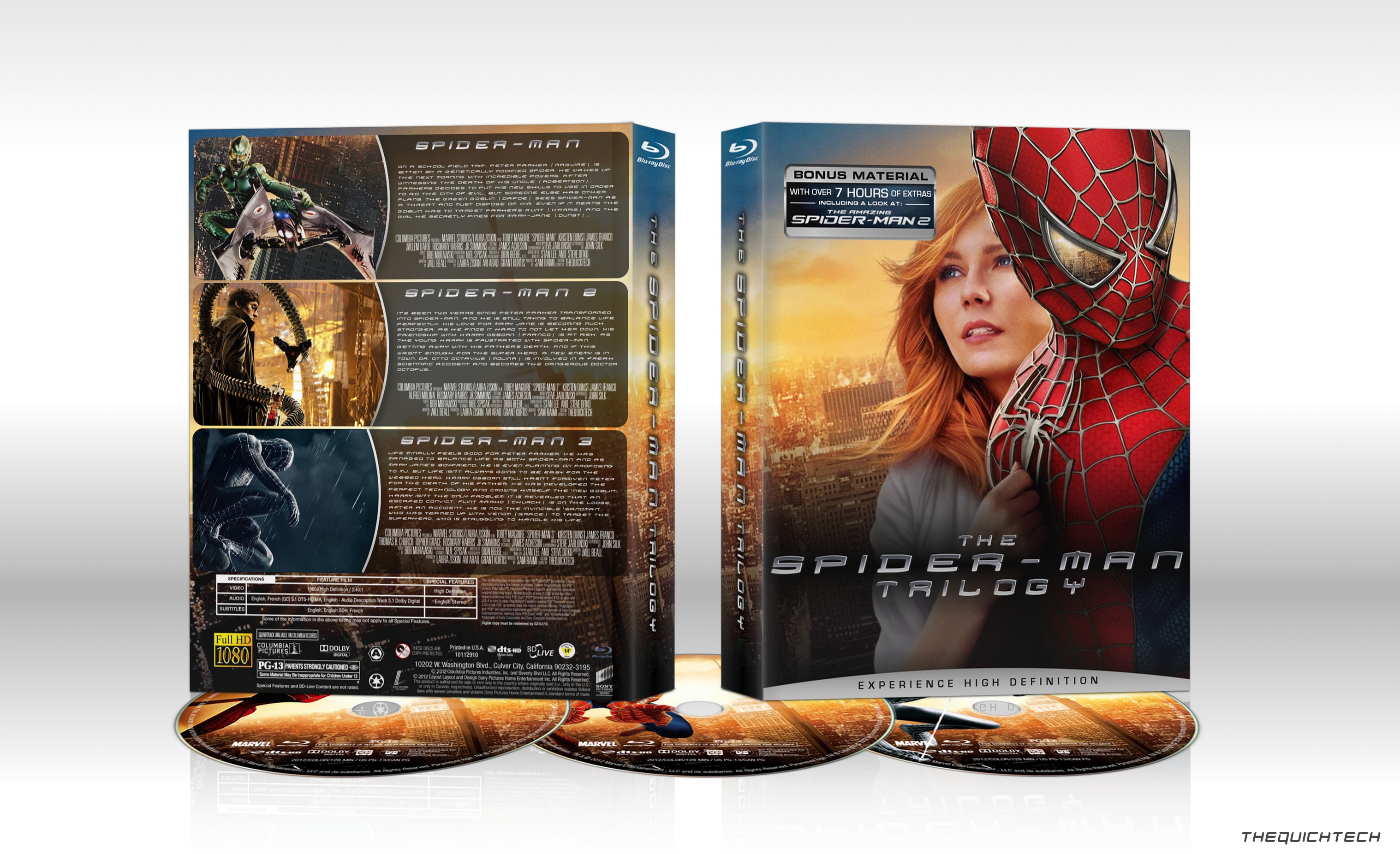 The Spider-Man Trilogy box cover