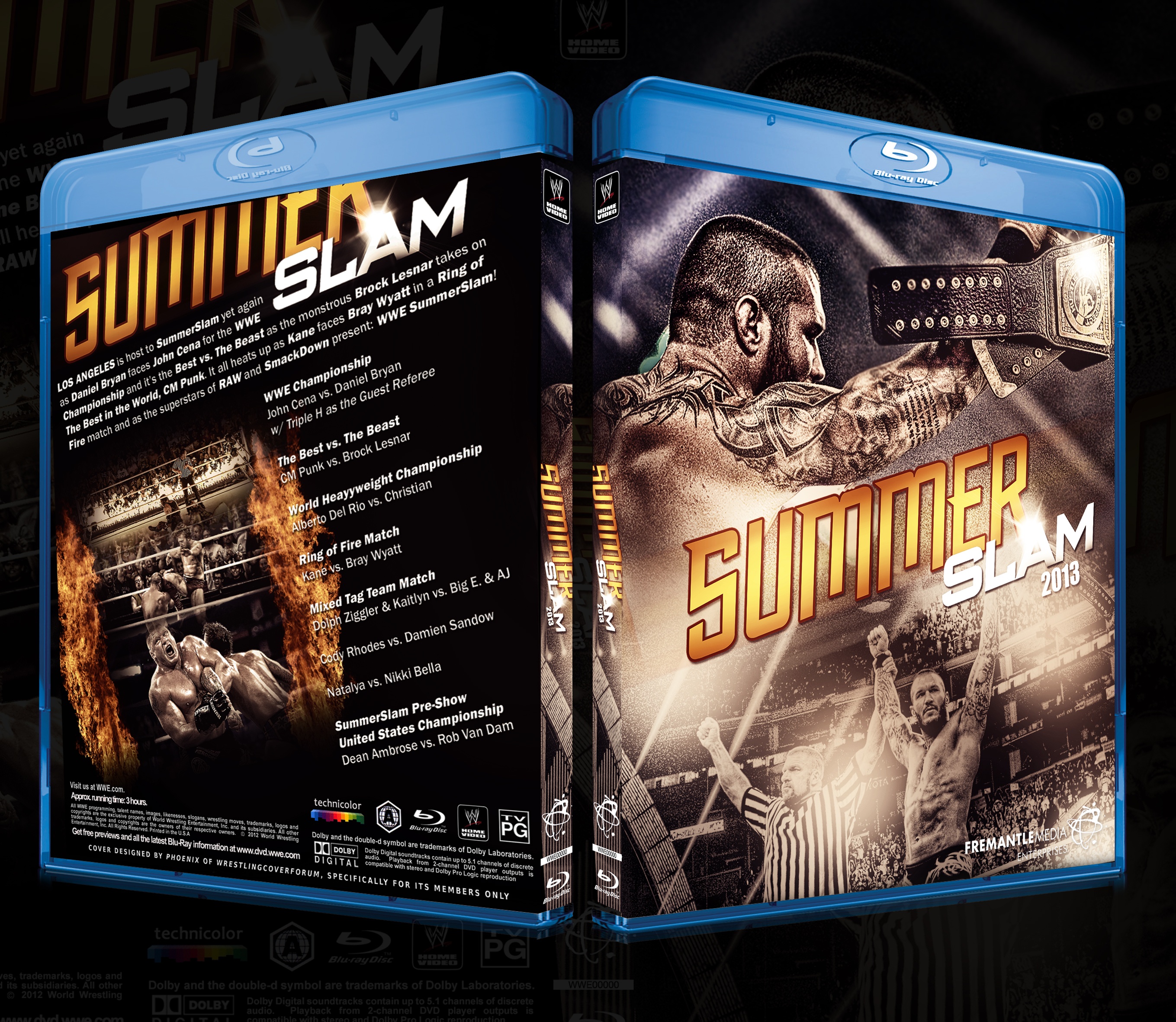 WWE - SummerSlam 2013 box cover