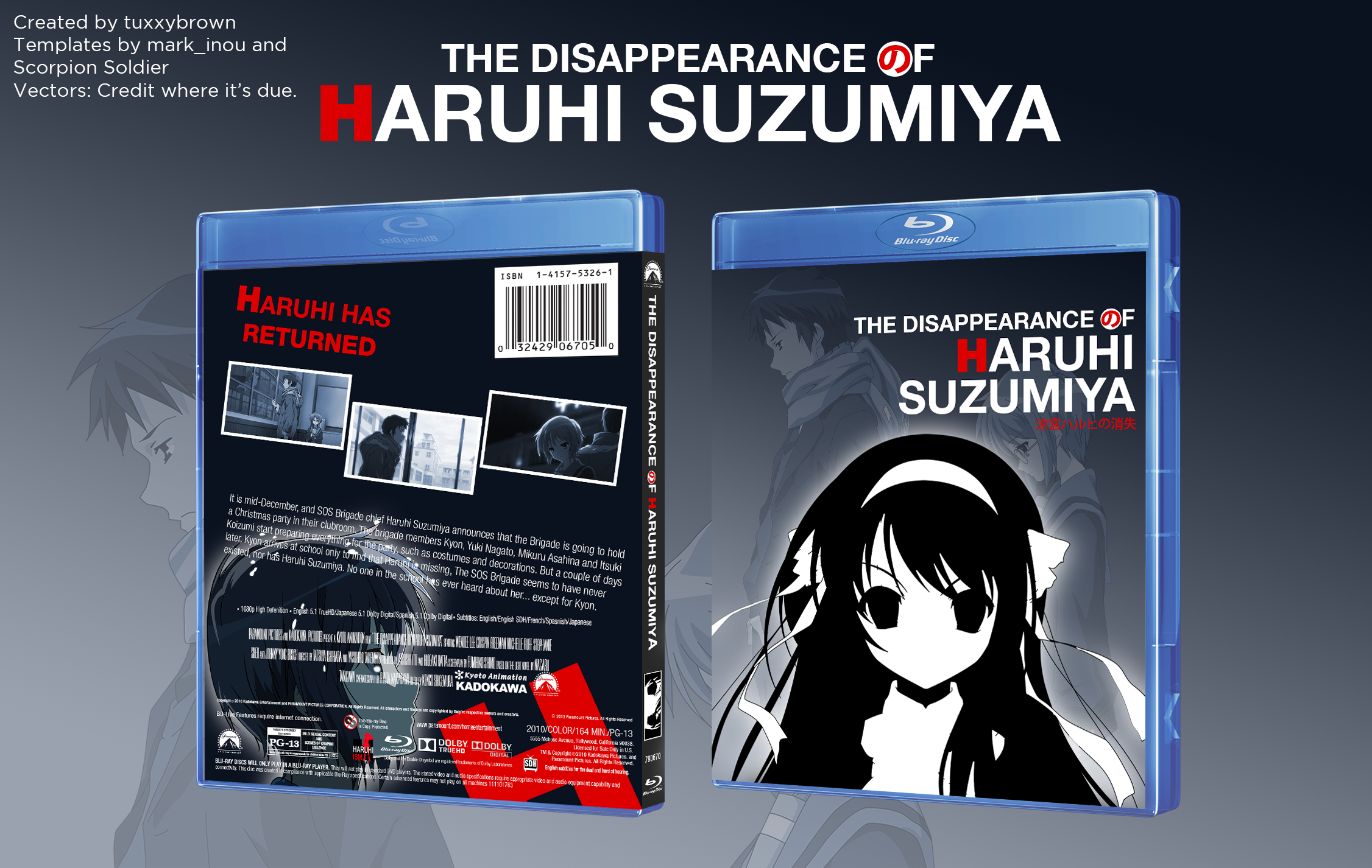 The Disappearance of Haruhi Suzumiya box cover