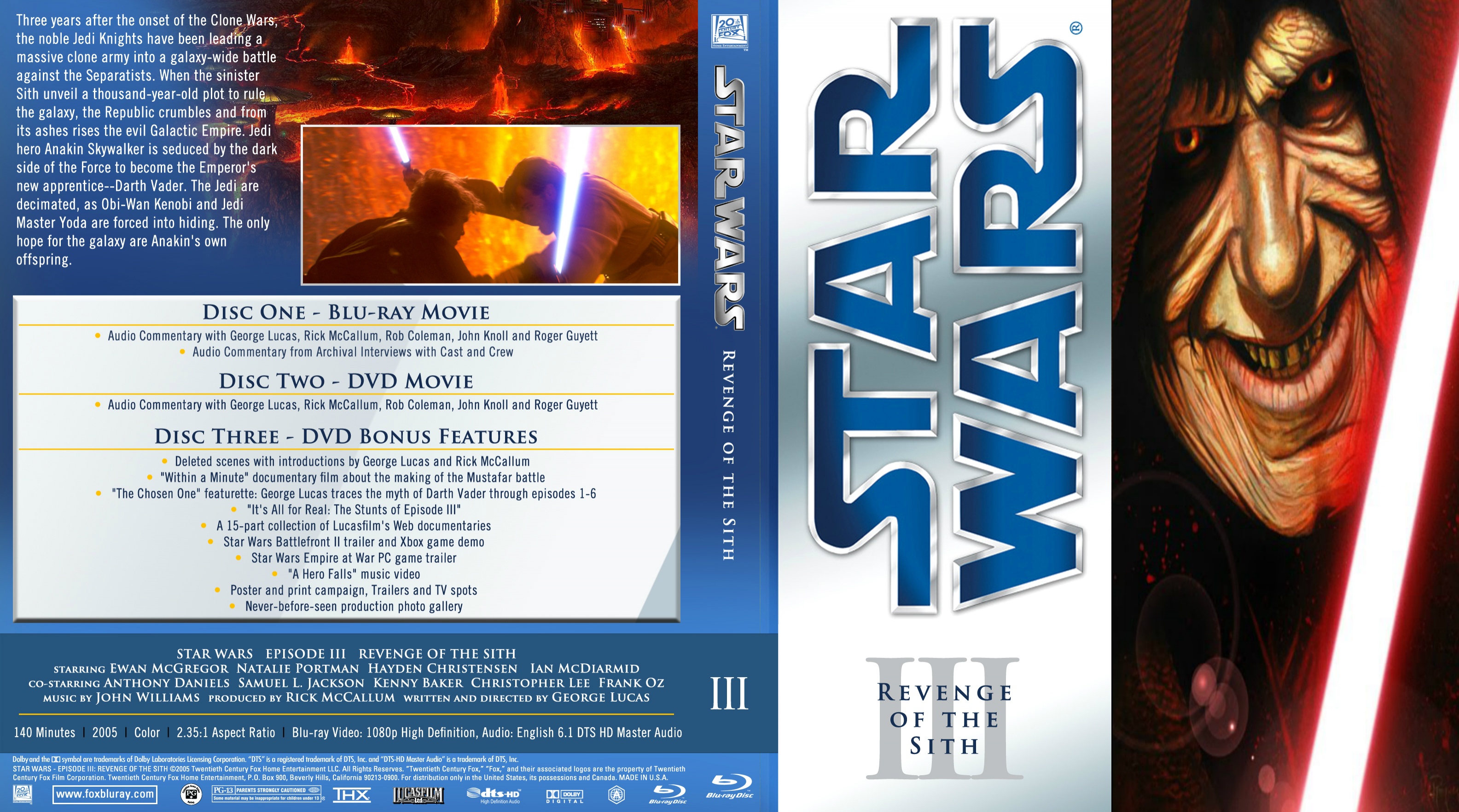 Star Wars III: Revenge of the Sith box cover