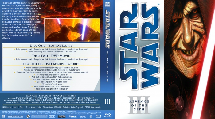 Star Wars III: Revenge of the Sith box art cover