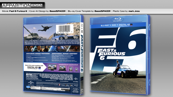 Fast and Furious 6 box art cover