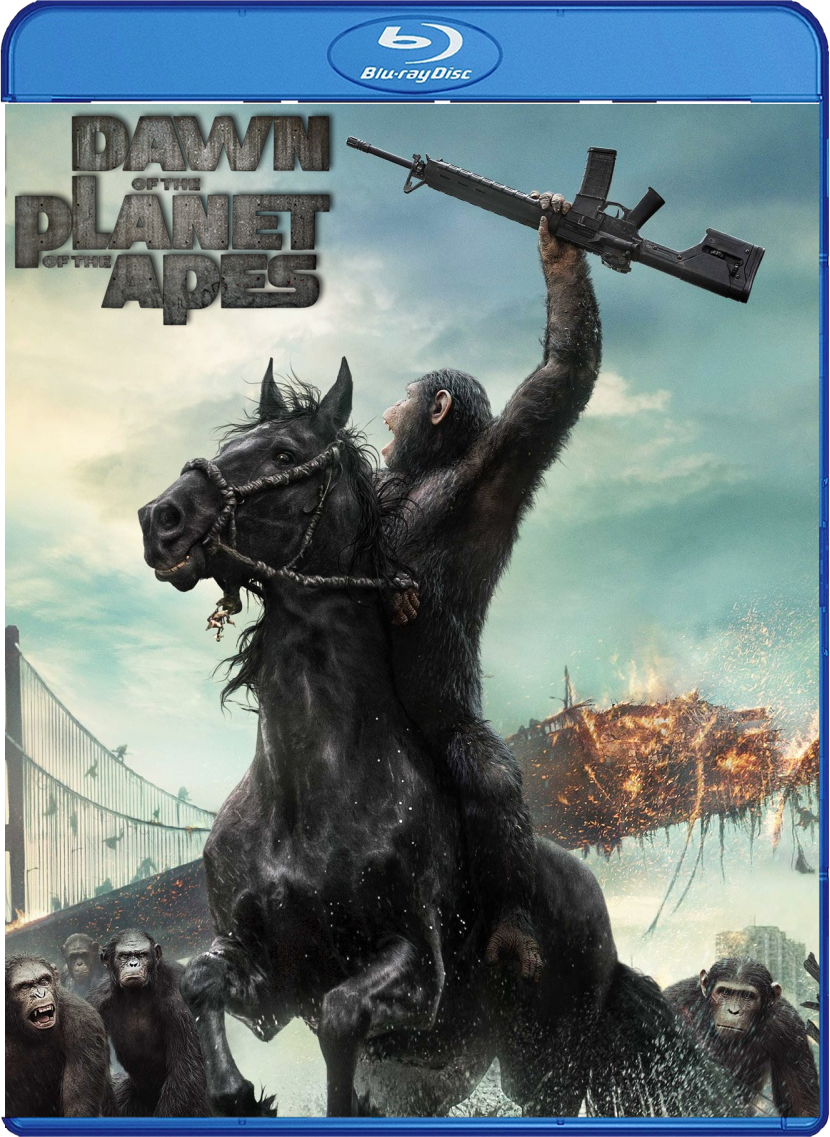 Dawn of the Planet of The Apes box cover